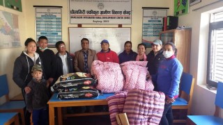 अग्नी पीडित घर्तीलाई डिआईआरडिसी बागलुङको सहयोग
