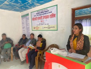तंग्रामका किसानलाई बेमौसमी तरकारी खेती तालिम 
